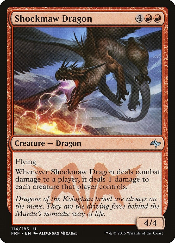 Shockmaw Dragon (114) (Fate Reforged)
