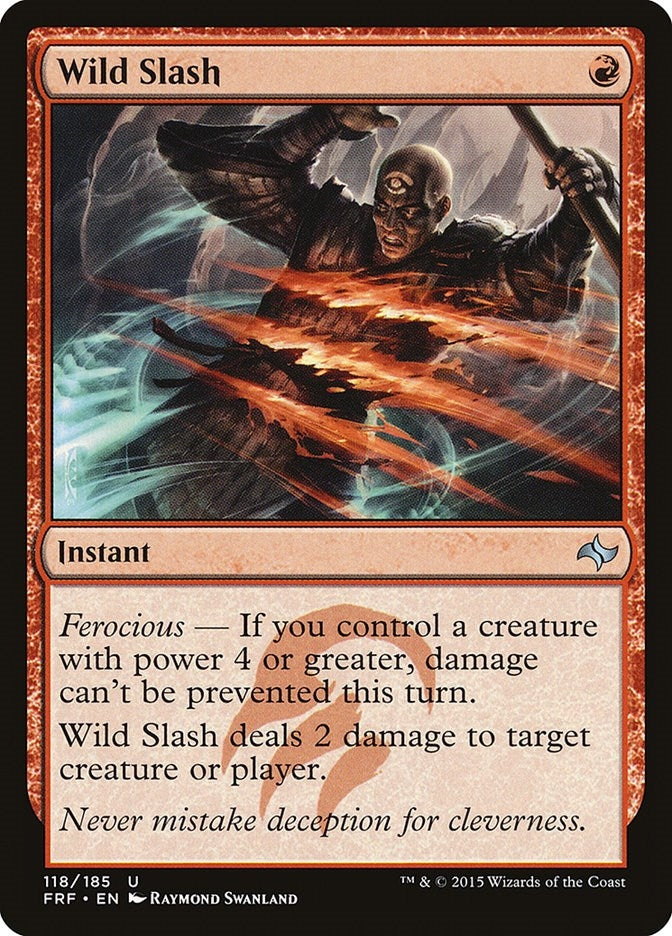 Image for Wild Slash (118) - Magic: The Gathering