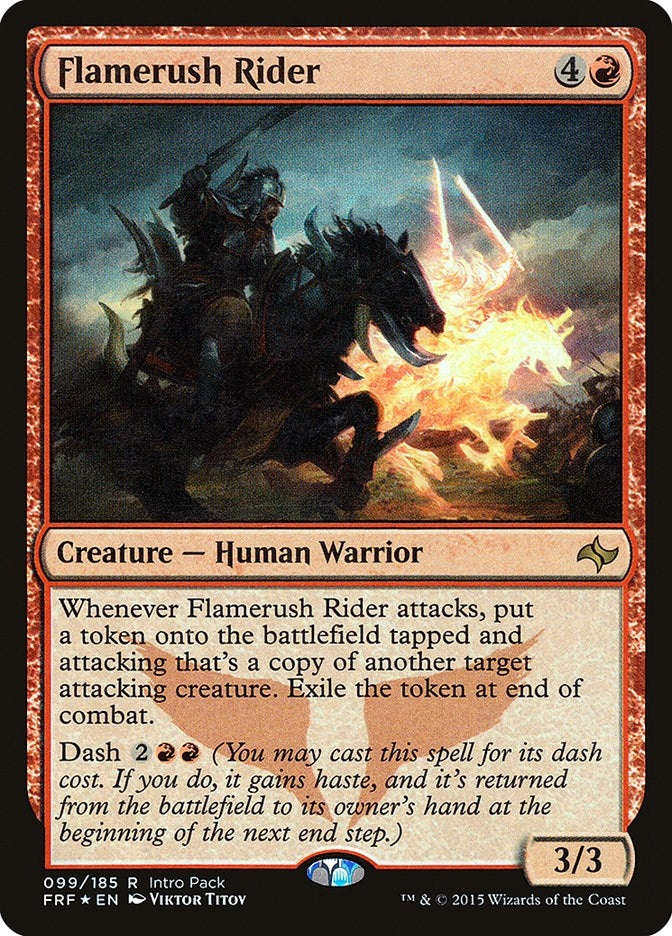 Flamerush Rider (99) (Unique and Miscellaneous Promos)