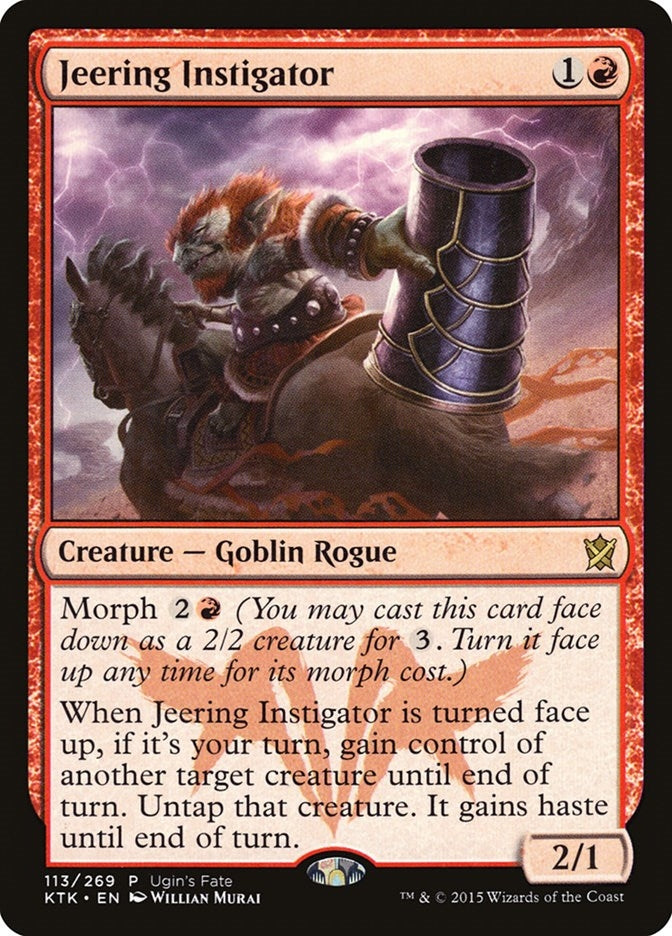 Jeering Instigator (113) (Ugin's Fate Promos)
