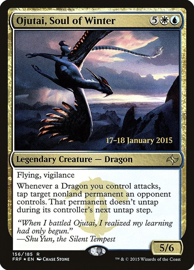 Ojutai, Soul of Winter (156) (Prerelease Cards)