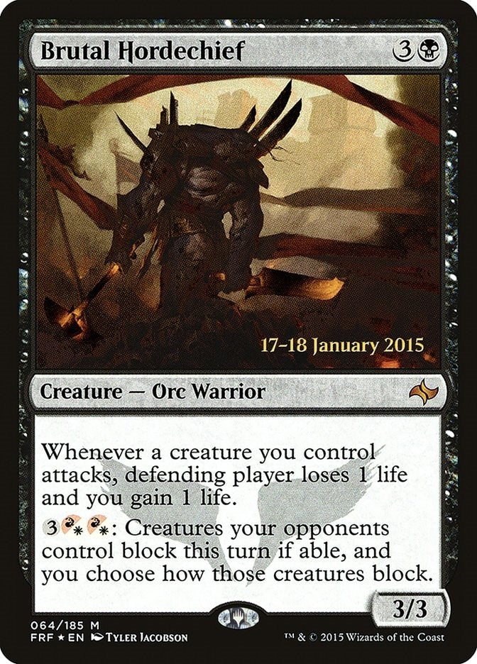 Brutal Hordechief (64) (Prerelease Cards)