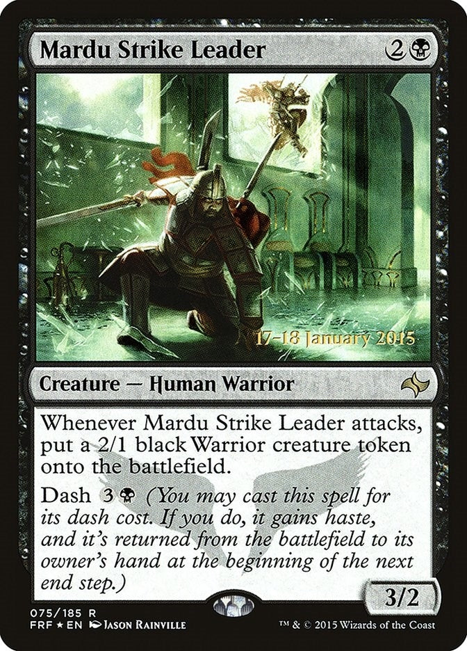Mardu Strike Leader (75) (Prerelease Cards)