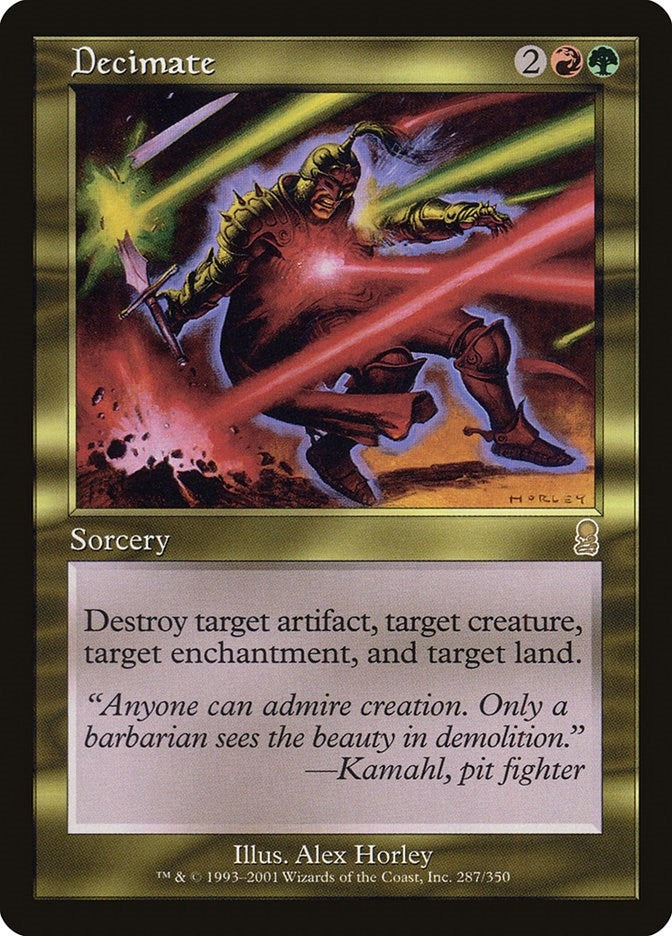 Decimate (287) (Odyssey)