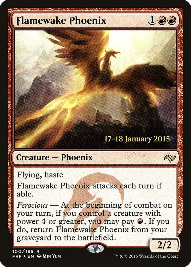Flamewake Phoenix (FRF) (100) (Prerelease Cards)