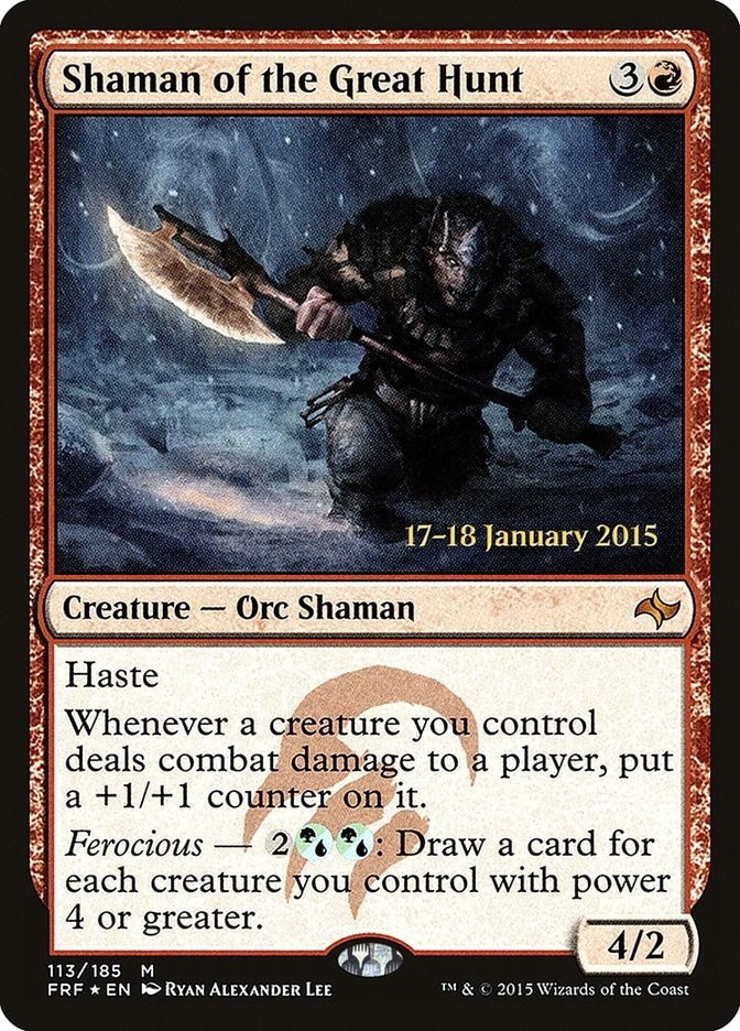Shaman of the Great Hunt (113) (Prerelease Cards)