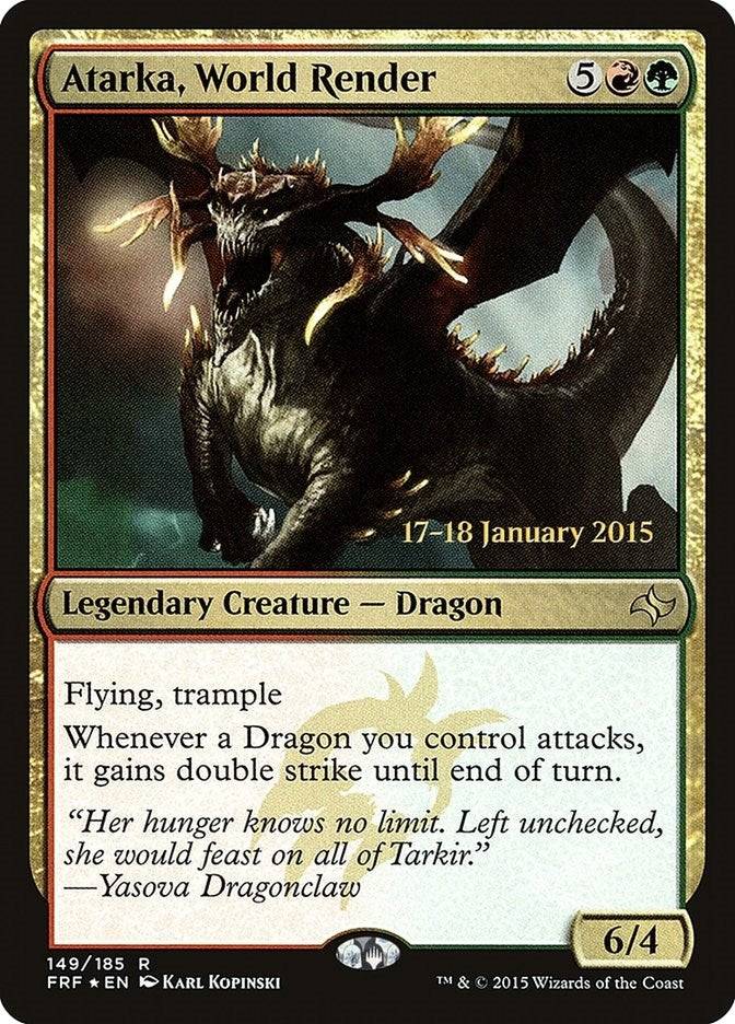 Atarka, World Render (149) (Prerelease Cards)