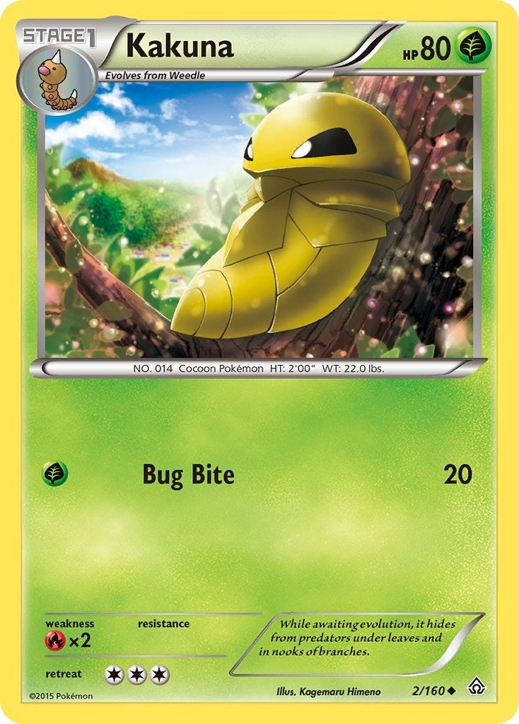 Image for Kakuna (2/160) (XY - Primal Clash) - Pokemon