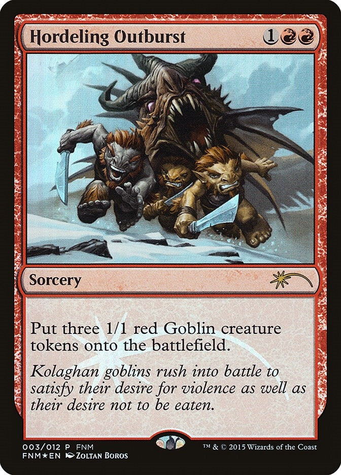 Hordeling Outburst (3) (FNM Promos)
