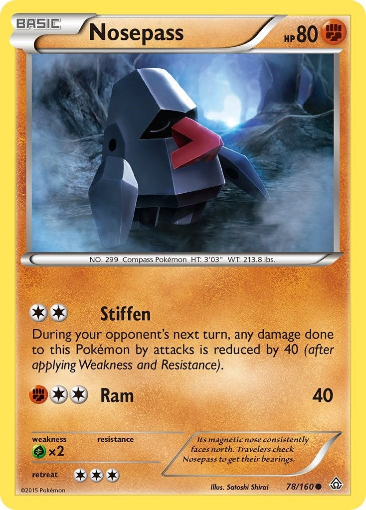 Image for Nosepass (78/160) (XY - Primal Clash) - Pokemon