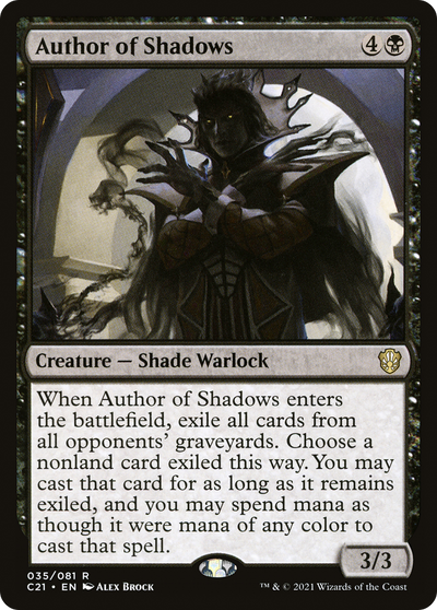 Author of Shadows (35) (Commander 2021)