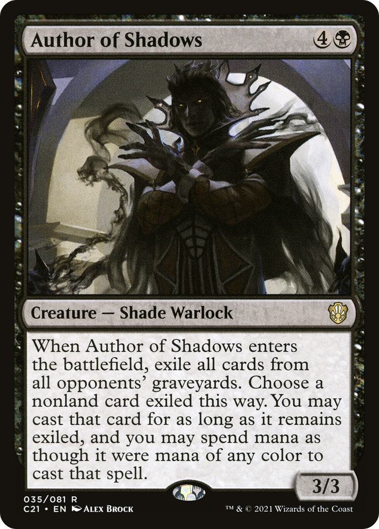 Author of Shadows (35) (Commander 2021)