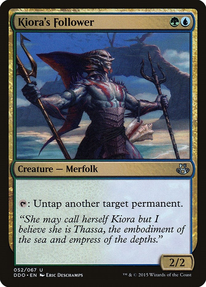 Kiora's Follower (52) (Duel Decks: Elspeth vs. Kiora)