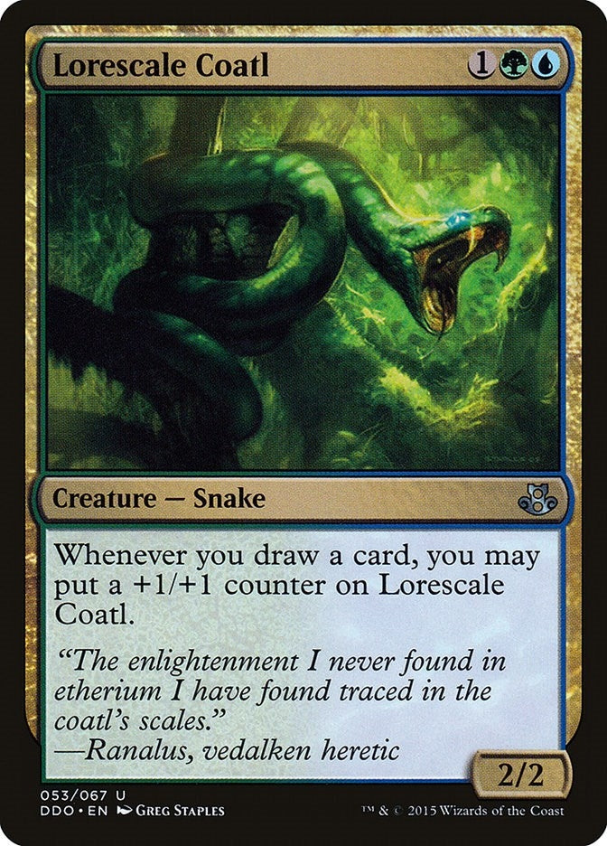 Lorescale Coatl (53) (Duel Decks: Elspeth vs. Kiora)