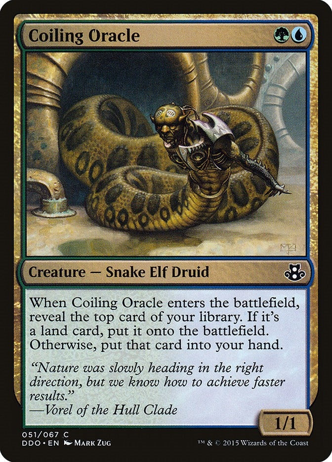 Coiling Oracle (51) (Duel Decks: Elspeth vs. Kiora)