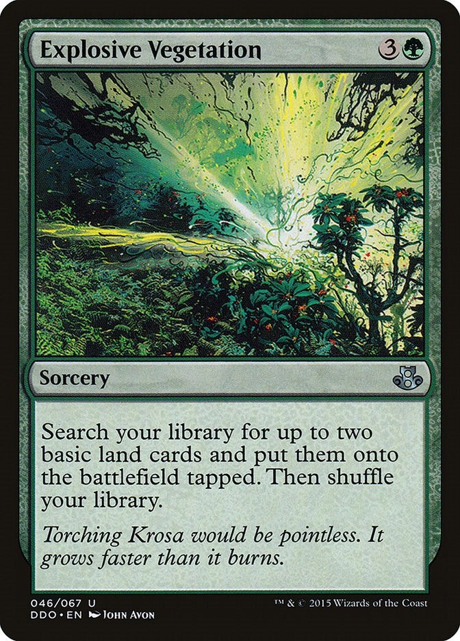 Explosive Vegetation (46) (Duel Decks: Elspeth vs. Kiora)