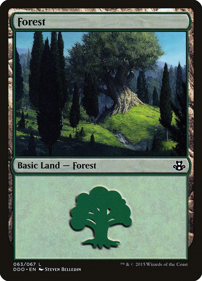 Forest (063) (63) (Duel Decks: Elspeth vs. Kiora)