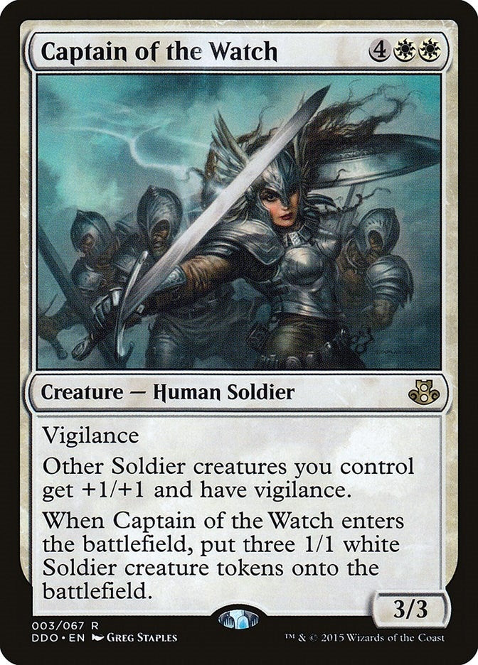Captain of the Watch (3) (Duel Decks: Elspeth vs. Kiora)