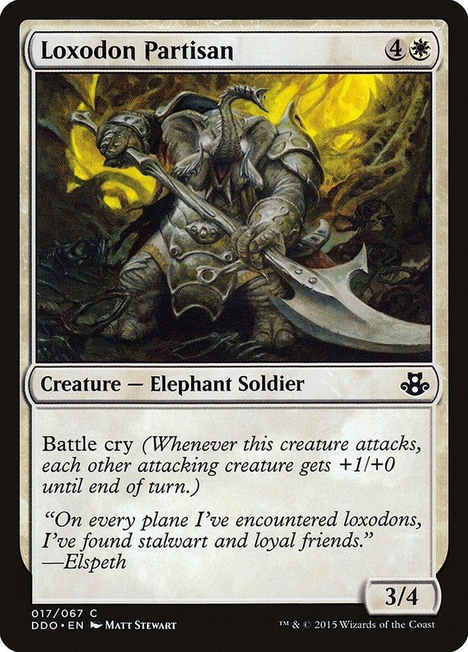 Loxodon Partisan (17) (Duel Decks: Elspeth vs. Kiora)