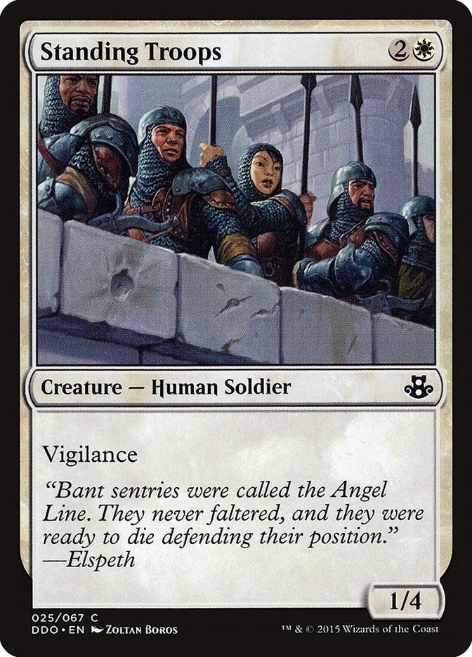 Standing Troops (25) (Duel Decks: Elspeth vs. Kiora)