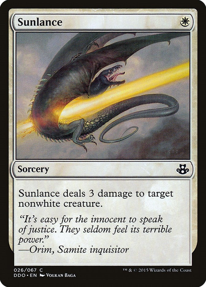 Sunlance (26) (Duel Decks: Elspeth vs. Kiora)