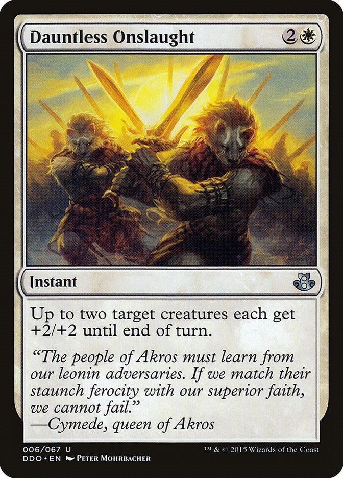Dauntless Onslaught (6) (Duel Decks: Elspeth vs. Kiora)