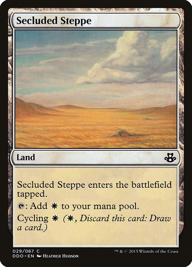 Secluded Steppe (29) (Duel Decks: Elspeth vs. Kiora)