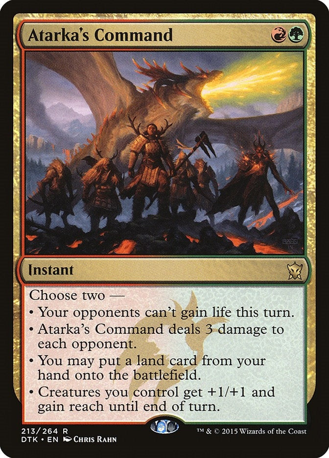 Atarka's Command (213) (Dragons of Tarkir)