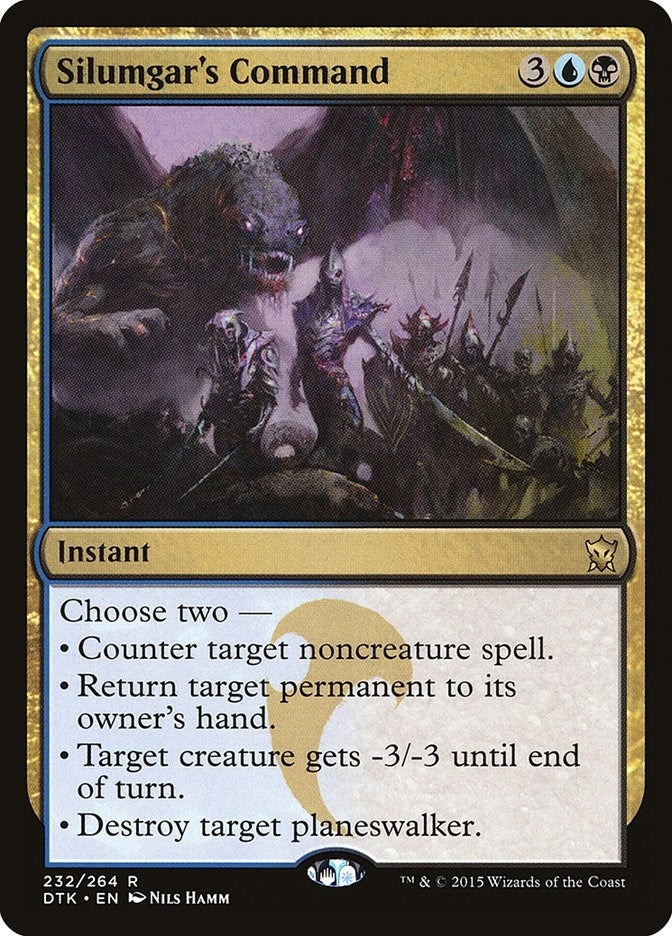 Silumgar's Command (232) (Dragons of Tarkir)
