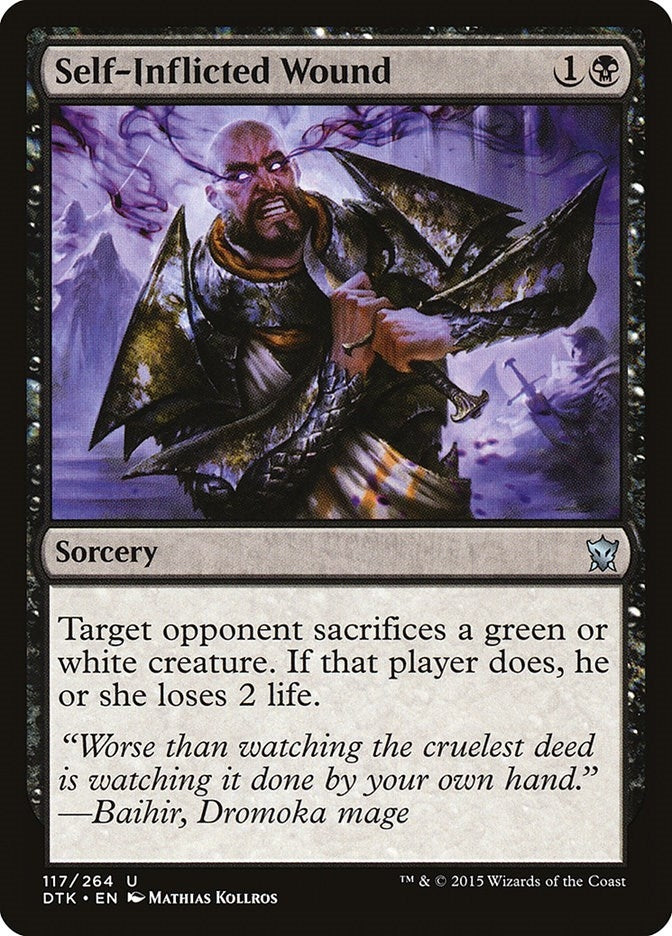 Self-Inflicted Wound (117) (Dragons of Tarkir)