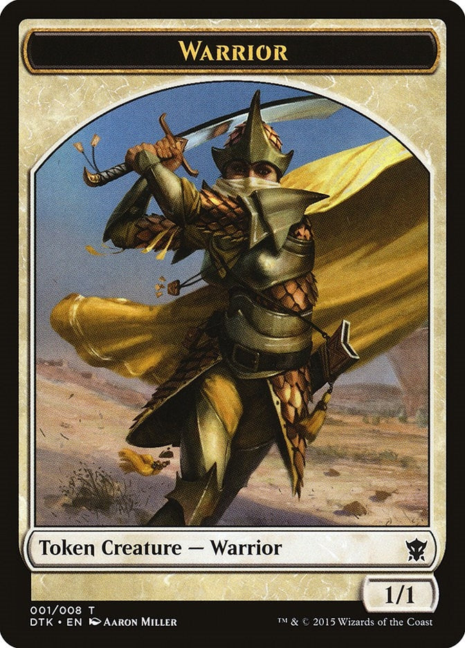 Image for Warrior Token (1) - Magic: The Gathering