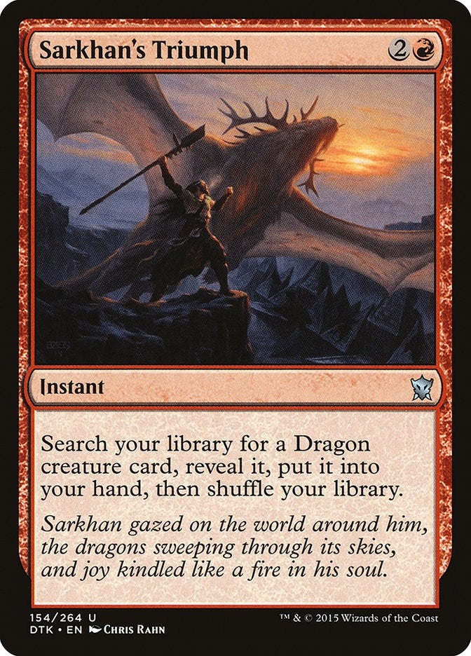 Sarkhan's Triumph (154) (Dragons of Tarkir)