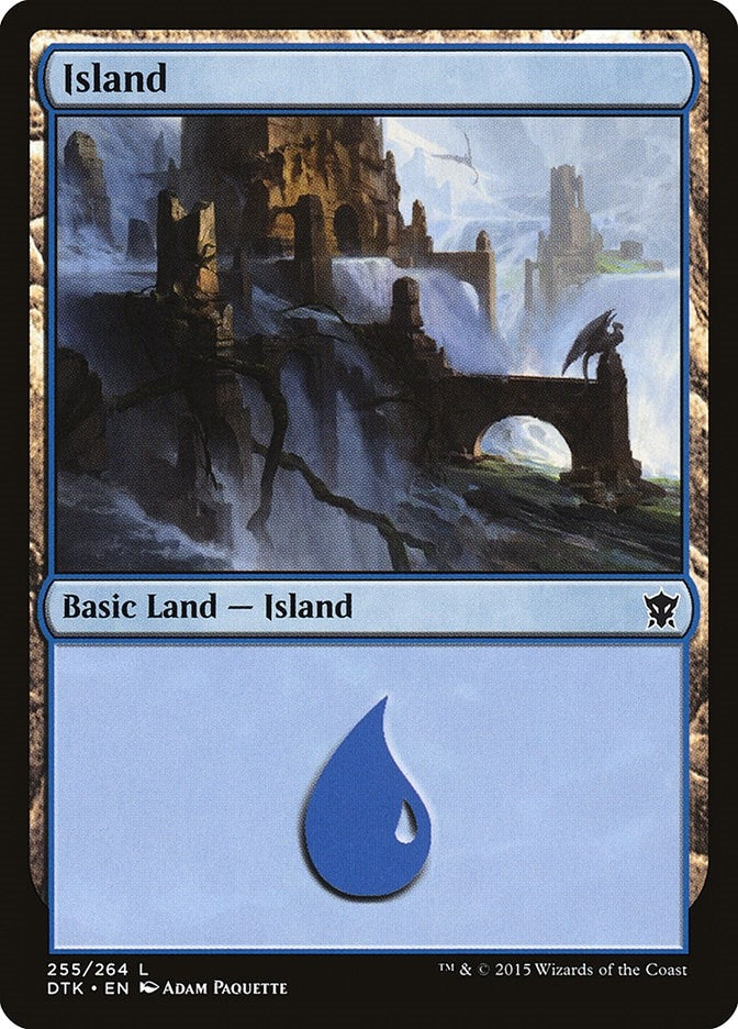 Island (255) (255) (Dragons of Tarkir)