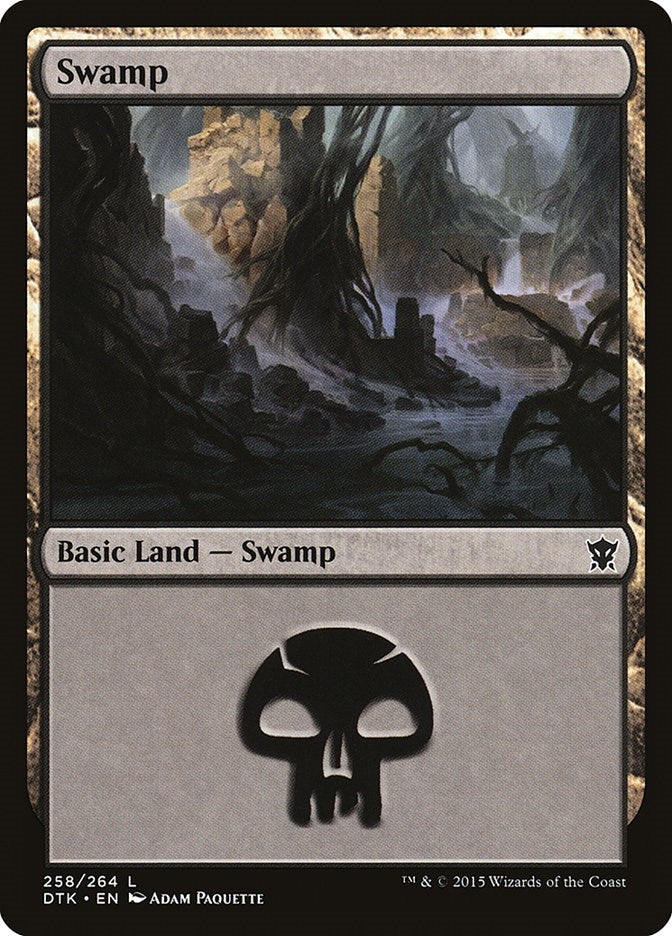 Swamp (258) (258) (Dragons of Tarkir)
