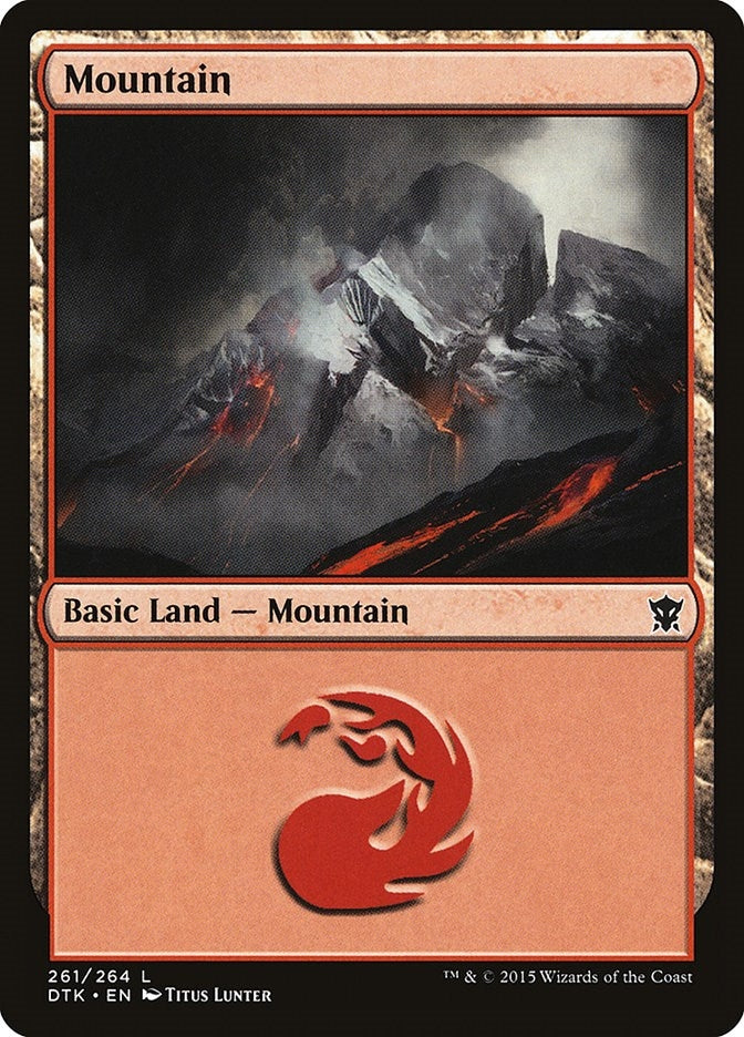 Mountain (261) (261) (Dragons of Tarkir)