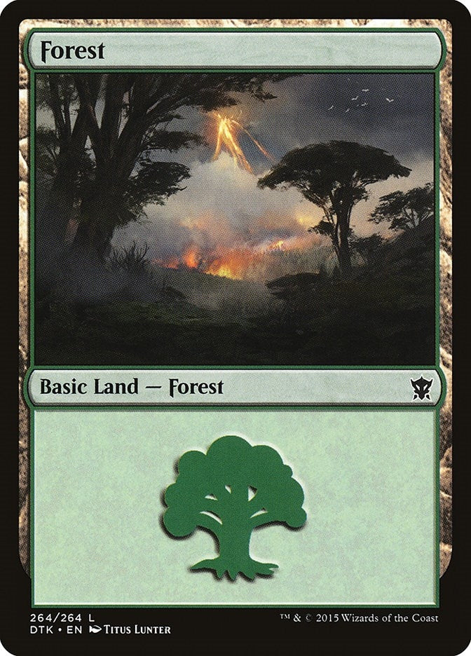 Forest (264) (264) (Dragons of Tarkir)