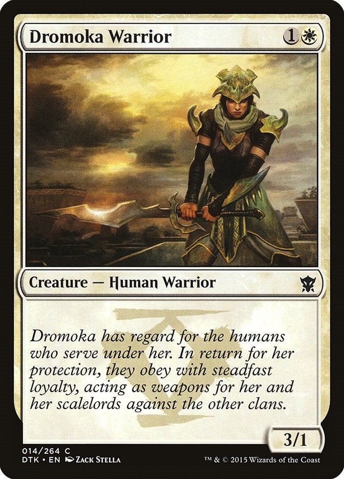 Dromoka Warrior (14) (Dragons of Tarkir)