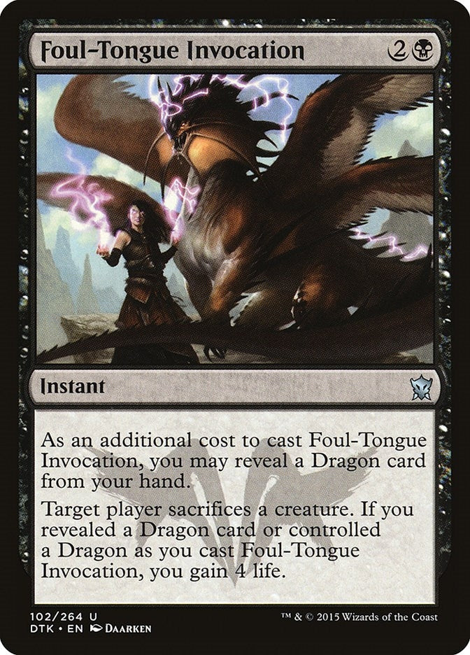 Foul-Tongue Invocation (102) (Dragons of Tarkir)
