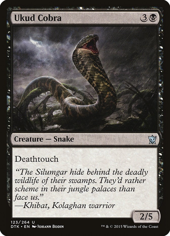 Image for Ukud Cobra (123) - Magic: The Gathering