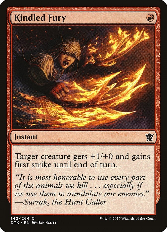 Kindled Fury (142) (Dragons of Tarkir)