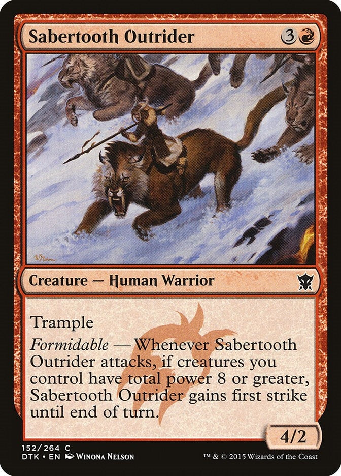 Sabertooth Outrider (152) (Dragons of Tarkir)