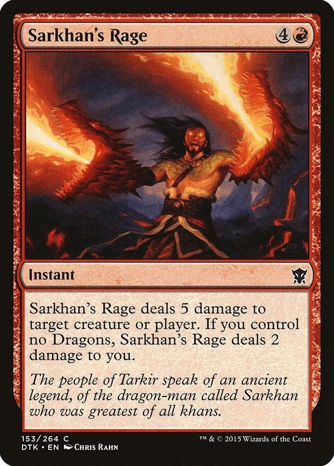 Sarkhan's Rage (153) (Dragons of Tarkir)