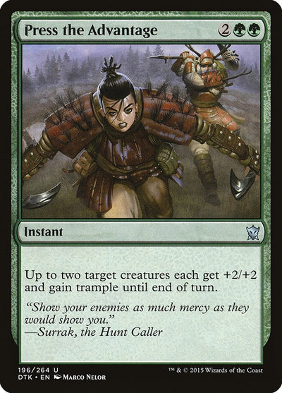 Press the Advantage (196) (Dragons of Tarkir)