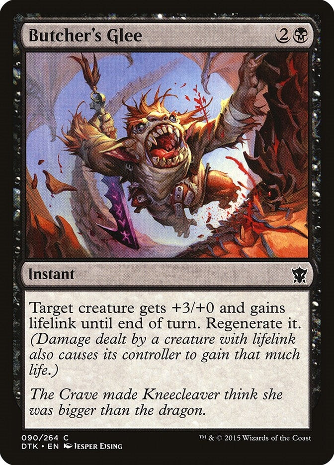 Butcher's Glee (90) (Dragons of Tarkir)