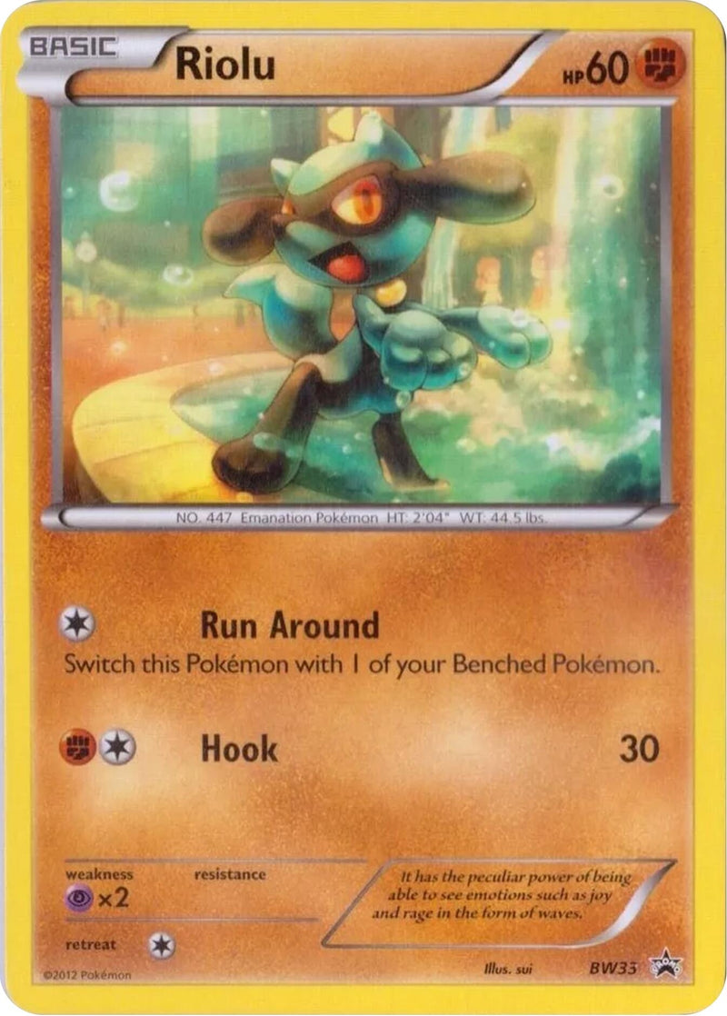 Image for Riolu - BW33 (BW33) (Black and White Promos) - Pokemon