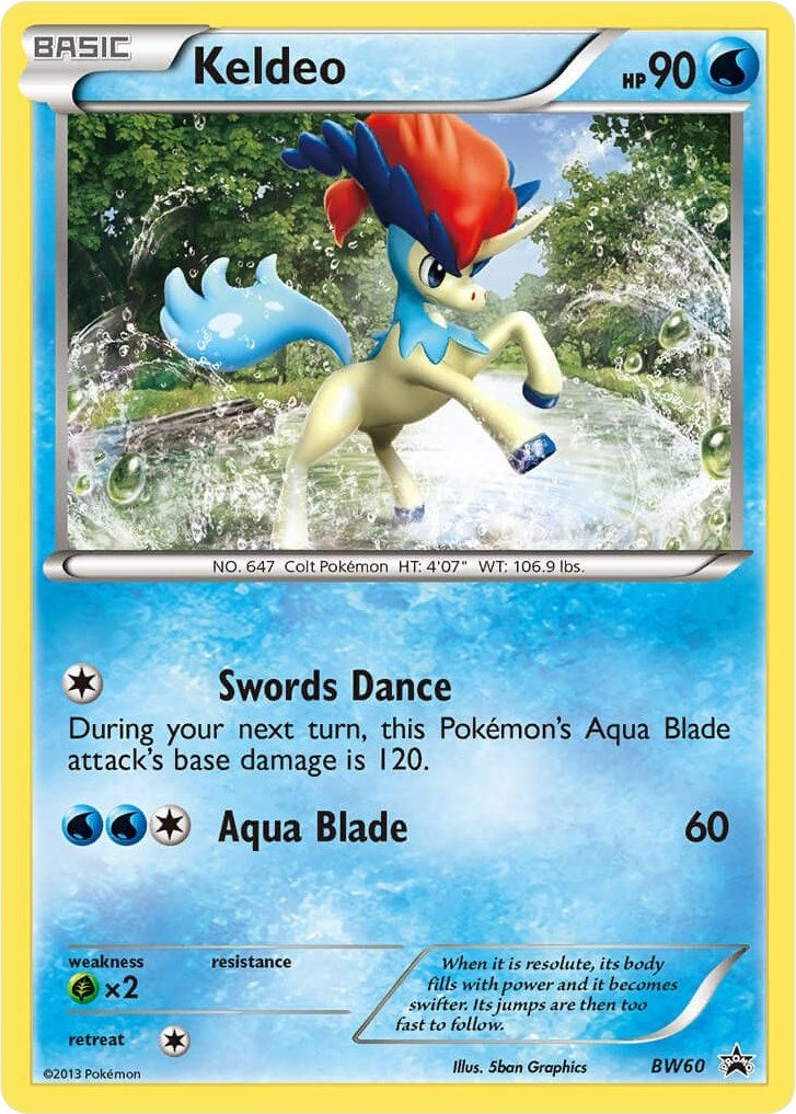 Image for Keldeo - BW60 (BW60) (Black and White Promos) - Pokemon