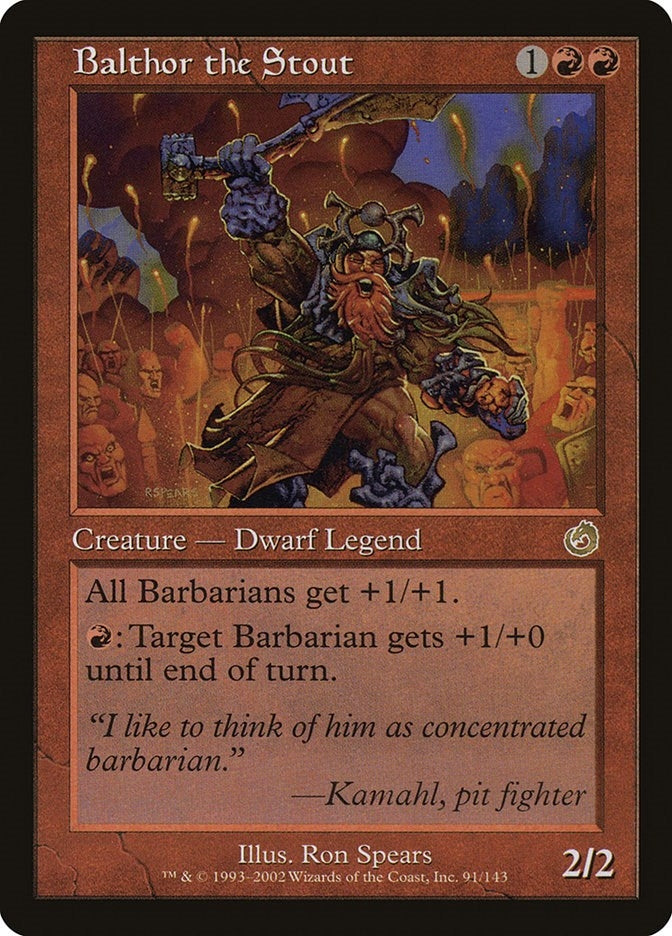 Balthor the Stout (91) (Torment)