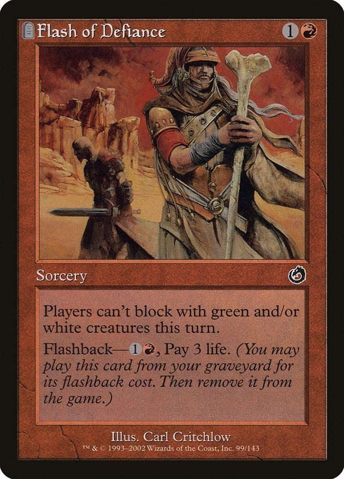 Flash of Defiance (99) (Torment)