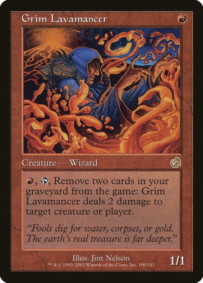 Grim Lavamancer (100) (Torment)