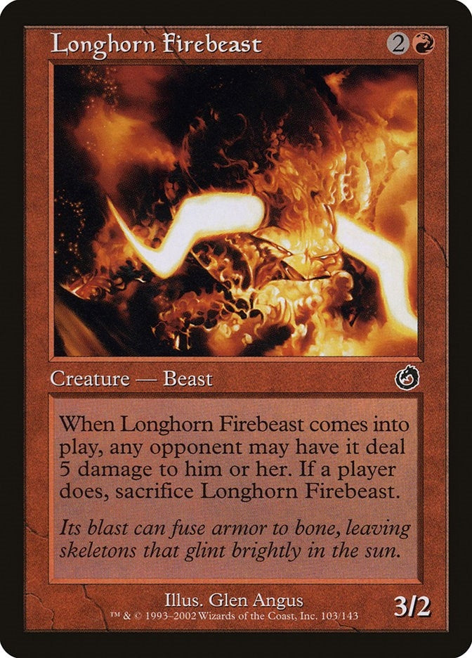 Longhorn Firebeast (103) (Torment)